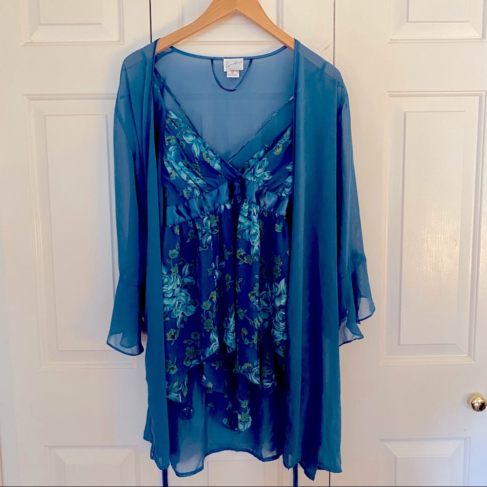 Robe & cami sleep/ lingerie set